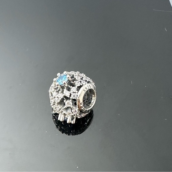 Pandora Disney, Cinderella Heart Wish 925 Ale with CZ blue Charm - Picture 3 of 7